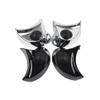 Three T Lirun 1pair Speaker Pods Tweeter Spacer ABS Chrome Motorbike for Harley Batwing Fairings 14-23 Street Glide FLHX, FLHXS, Electra Glide FLHTCU, FLHTCUL view 3