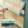 RENEESME Shoe Rack Shoe Cabinet - Multi Layer Bamboo Shoe Storage Cabinet, Free Standing Shoe Organizer with Flip-up Doors, for Hallway Bedroom Entryway Shoe Organizer Rack(70x33x172CM) view 4