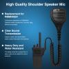 10 Pack PMMN4025A PMMN4025 PMMN4024 Remote Speaker Mic APX6000 Shoulder Microphone for Motorola APX4000 APX6500 APX7000 APX8000 XPR6350 XPR6550 XPR7350 XPR7550-3.5mm Audio Jack view 2