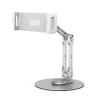 BWANGIAO Adjustable Tablet Pad Stand 360Swivel Holder Long Arm Foldable Tablets Holder Clamp Desktop Display Rack view 1