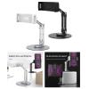 BWANGIAO Adjustable Tablet Pad Stand 360Swivel Holder Long Arm Foldable Tablets Holder Clamp Desktop Display Rack view 2