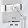 BWANGIAO Adjustable Tablet Pad Stand 360Swivel Holder Long Arm Foldable Tablets Holder Clamp Desktop Display Rack view 3