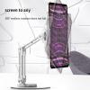 BWANGIAO Adjustable Tablet Pad Stand 360Swivel Holder Long Arm Foldable Tablets Holder Clamp Desktop Display Rack view 4