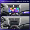 Hikity 2+64GB Android Car Stereo for Hyundai Accent Verna Solaris 2010 2011 2012 2013 2014 2015 2016 Radio 9 Inch Touchscreen Radio Wireless Carplay Android Auto GPS WiFi Bluetooth FM Backup Camera view 2