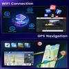 Hikity 2+64GB Android Car Stereo for Hyundai Accent Verna Solaris 2010 2011 2012 2013 2014 2015 2016 Radio 9 Inch Touchscreen Radio Wireless Carplay Android Auto GPS WiFi Bluetooth FM Backup Camera view 4
