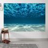10x6.5ft Deep Underwater Blue Ocean Backdrop Under The Sea Seabed Scene Photography Background Undersea Theme Birthday Baby Shower Party Banner Decorations Photo Booth Props view 4