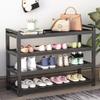 RENEESME Shoe Rack Simple Shoe Rack for Home Entrance, Dormitory Storage, Space Saving, Shoe Cabinet Shoe Organizer Rack(A) view 2