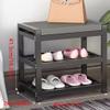 RENEESME Shoe Rack Simple Shoe Rack for Home Entrance, Dormitory Storage, Space Saving, Shoe Cabinet Shoe Organizer Rack(A) view 3