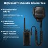 Akoree KMC-45D KMC-45 Remote Speaker Microphone KMC-21 Heavy Duty Handheld Mic with Earpiece Jack for Kenwood NX-1200 NX-1300 NX-P1300 NX-210 TK272G TK-2170 TK-2312 TK-3170 TK-3312 TK-3360 TK-3402 view 2
