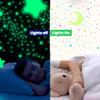 Glow in The Dark Stars for Ceiling, Luminous Stars and Moon Stickers, Kids Wall Decor, Sticky Fluorescence Stars, Include Flashlight, Colourful Ceiling Stars for Kids Room view 3