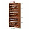 RENEESME Shoe Rack Free Standing Shoe Storage Organizer for Entryway, Large Capacity Bamboo Shoe Cabinet with Flip Door, Modern Shoe Storage Cabinet Shoe Organizer Rack(5-Layers 60cm) view 2