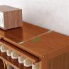 RENEESME Shoe Rack Free Standing Shoe Storage Organizer for Entryway, Large Capacity Bamboo Shoe Cabinet with Flip Door, Modern Shoe Storage Cabinet Shoe Organizer Rack(5-Layers 60cm) view 4
