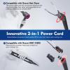 2-in-1 Charger Cable Compatible with Dyson Hair Dryer Airwrap Styler view 2