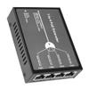 REVODATA 4 Port 60W PoE Extender Metal, 3 Mode Available,1 in 4 Out PoE+ Repeater, 802.3af 30W PoE Output, 60W 802.3BT Input, 100m/250m PoE Extension for PoE Device, Plug and Play (POE5004-V2) view 1