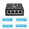 REVODATA 4 Port 60W PoE Extender Metal, 3 Mode Available,1 in 4 Out PoE+ Repeater, 802.3af 30W PoE Output, 60W 802.3BT Input, 100m/250m PoE Extension for PoE Device, Plug and Play (POE5004-V2) view 4