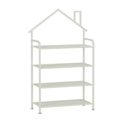 RENEESME Shoe Rack Modern Metal Shoe Rack, 3/4/5/7 Tiers Tall Shoe Shelf Storage, Vertical Shoe Rack Organizer for Entryway, Bedroom, Cloakroom Shoe Organizer Rack(White,50 * 27 * 90cm(4-Layers))