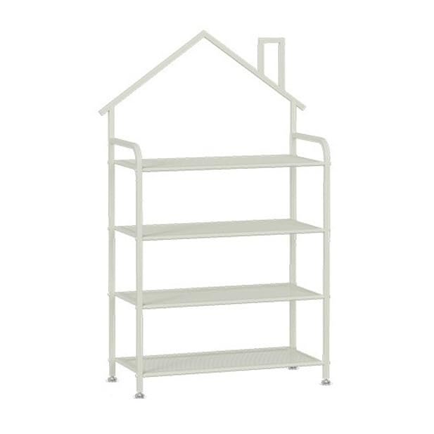 RENEESME Shoe Rack Modern Metal Shoe Rack, 3/4/5/7 Tiers Tall Shoe Shelf Storage, Vertical Shoe Rack Organizer for Entryway, Bedroom, Cloakroom Shoe Organizer Rack(White,50 * 27 * 90cm(4-Layers))
