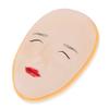HOTWE 5D Facial Tattoo Practice Skin, Silicone Training Fake Head for Eyebrow Eyeliner Lips Microblading, Semi Permanent Makeup and Tattooing (2 Masks with 1 Base) view 2
