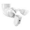 QUIDDITY Eave Mount Compatible with Ring Floodlight Camera Wired Pro/Plus, Blink Wired Floodlight Camera, Ring Plug in Mount, Wyze/Roku Floodlight Camera v2/Pro for Indoor Outdoor Use (White) view 1