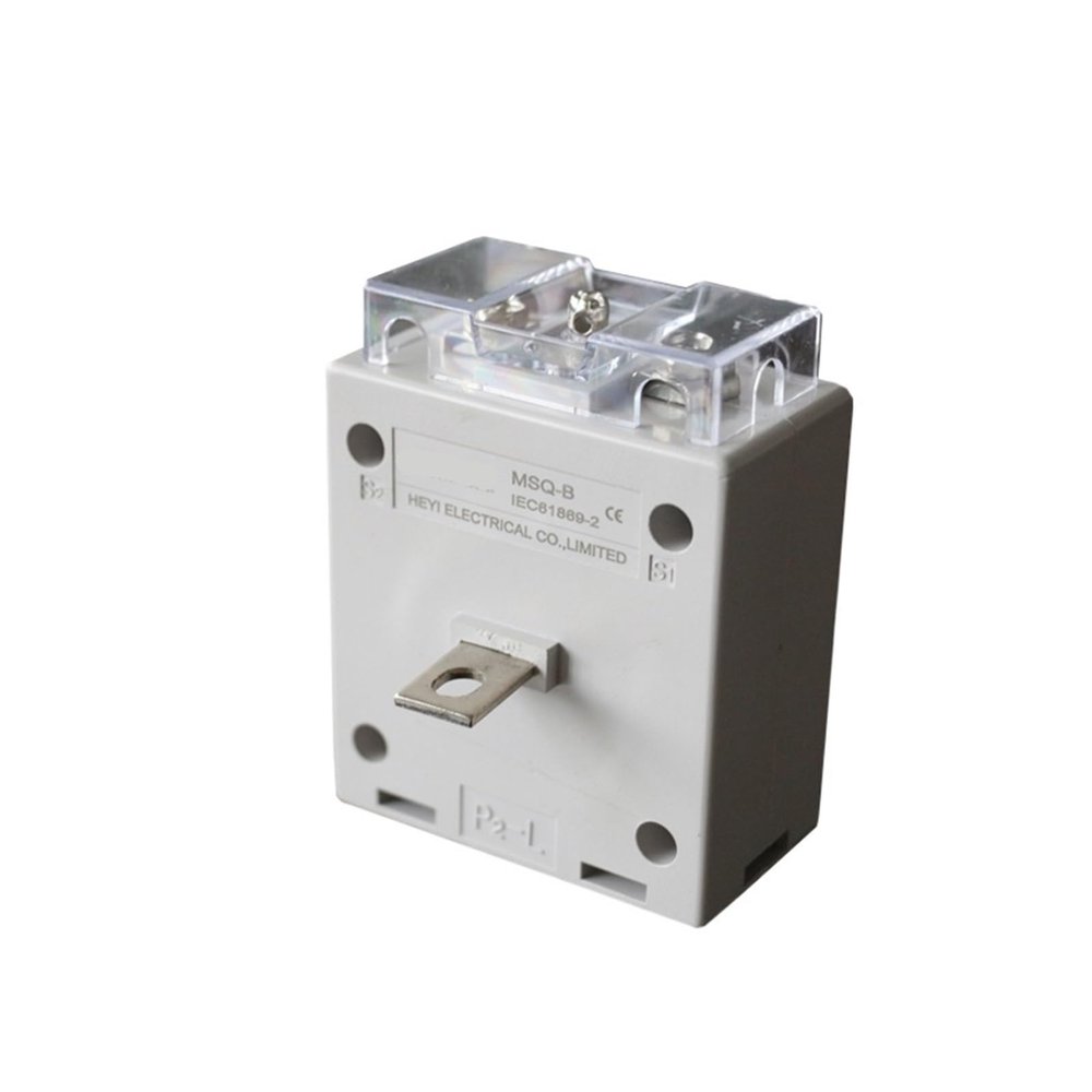 GVMUKNYE Power Transformer MSQ-B 5A-75A/5A 0.5/1 Level toroidal Current Transformer high Precision busbar AC Micro Current(10A,5A-01)