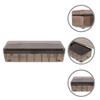 Alipis 2pcs Plastic Cable Management Box Wire Storage Organizer for Electronics Charger Cord Wire Box with Lid view 2