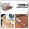 Alipis 2pcs Plastic Cable Management Box Wire Storage Organizer for Electronics Charger Cord Wire Box with Lid view 4