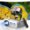 Sunys Mini Projector with WiFi and Bluetooth, 12000L Native 1080P HD Projector 4K Supported, Portable Phone Projector for Android and IOS, HDMI/USB/PC/TV Stick/Switch Supported (White-Gris) view 1