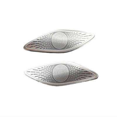 VNFEJEJR Fit for Benz CLA C118 W118 A Class W177 V177 Car Door Window Tweeter Audio Speaker Cover Stickers Trim Interior Accessories Door Audio Speaker Cover(C Model Silver)