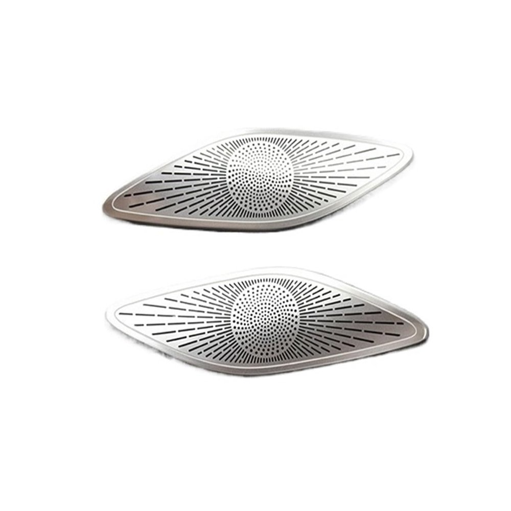 VNFEJEJR Fit for Benz CLA C118 W118 A Class W177 V177 Car Door Window Tweeter Audio Speaker Cover Stickers Trim Interior Accessories Door Audio Speaker Cover(C Model Silver)