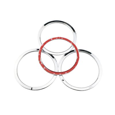 VNFEJEJR Fit for Nissan X-Trail T32 2014-2021 Car Door Audio Speaker Sound Horn Circle Cover Trim Accessories 4pcs Door Audio Speaker Cover