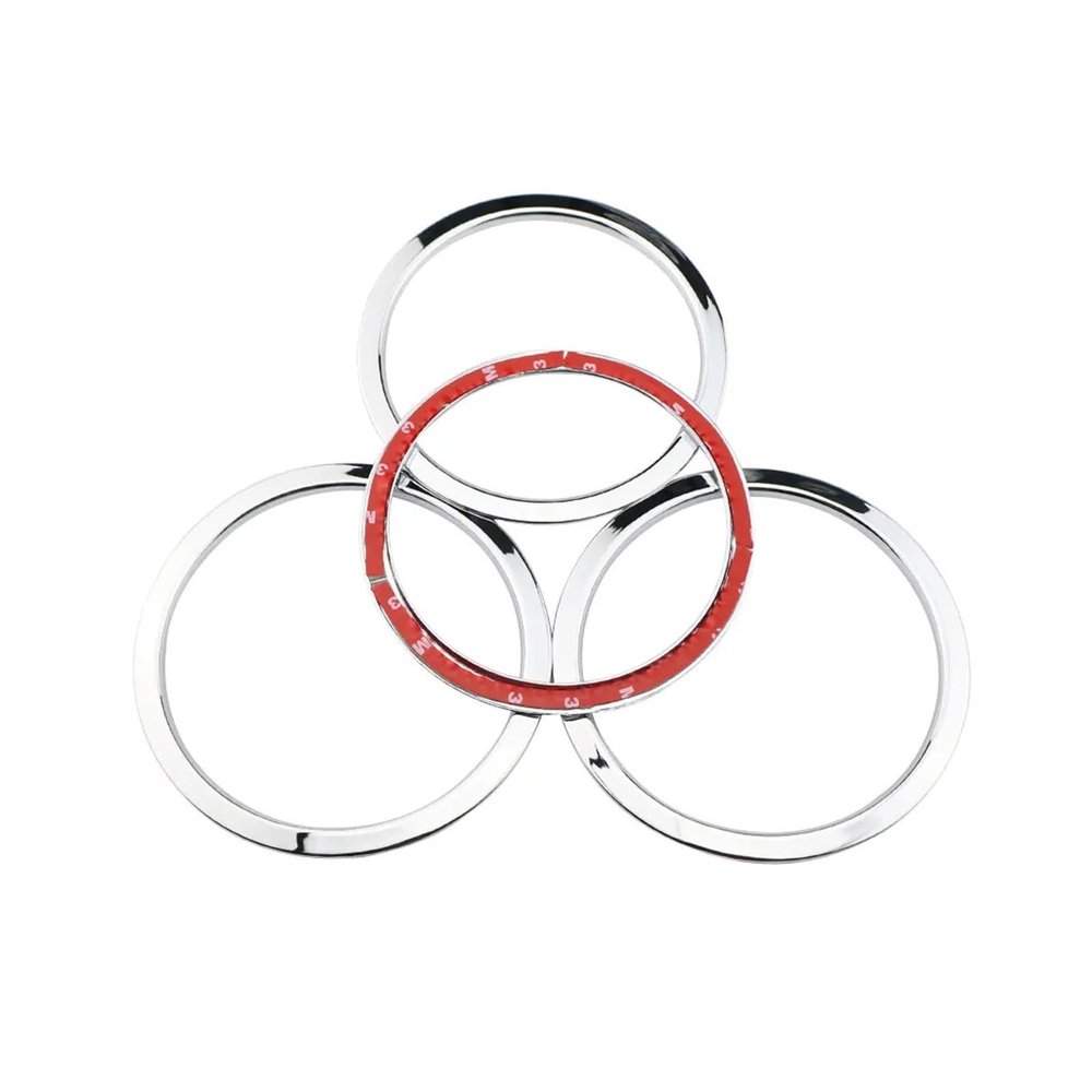 VNFEJEJR Fit for Nissan X-Trail T32 2014-2021 Car Door Audio Speaker Sound Horn Circle Cover Trim Accessories 4pcs Door Audio Speaker Cover