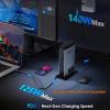 WAVLINK Laptop Docking Station 3 Monitors(Max Resolution: Single 8K or Triple 4K), 11-in-1 USB C Docking Station with 125W PD3.1 Pass-Through, HDMI + 2*DP, for MacBook M1/M2/M3/M4 & Windows, SD/TF view 4