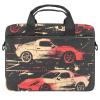 Abstract Red Cars Seamless Pattern Laptop Shoulder Bag Slim Computer Briefcase Laptop Sleeve Messenger Case view 1