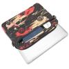 Abstract Red Cars Seamless Pattern Laptop Shoulder Bag Slim Computer Briefcase Laptop Sleeve Messenger Case view 2