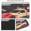 Abstract Red Cars Seamless Pattern Laptop Shoulder Bag Slim Computer Briefcase Laptop Sleeve Messenger Case view 3