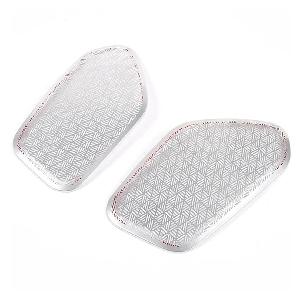 VNFEJEJR Fit for BMW 5 Series G60 2024 Car Door Speaker Cover Trim Decoration Stickers Interior Accessories Stainless Steel Door Audio Speaker Cover