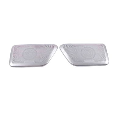 VNFEJEJR Fit for Mercedes Fit for Benz V-Class W447 2015-2021 Car Speaker Cover Stainless Door Loudspeaker Sound Pad Trim Frame Sticker Accessories Door Audio Speaker Cover(Middle Door)