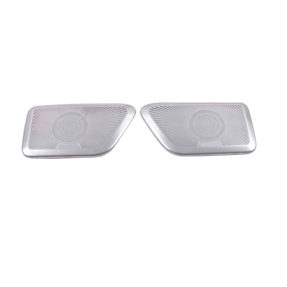 VNFEJEJR Fit for Mercedes Fit for Benz V-Class W447 2015-2021 Car Speaker Cover Stainless Door Loudspeaker Sound Pad Trim Frame Sticker Accessories Door Audio Speaker Cover(Middle Door)