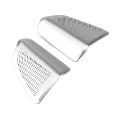 VNFEJEJR 1 Pair Car Styling Door Stereo Speaker Tweeter Covers Stickers Trim X5 X6 F15 F16 2014-2018 Door Audio Speaker Cover