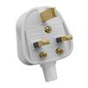 Toptekits (2 Pack) DIY 3-Prong UK Rewireable Power Plug 13A 250V BS1363/A CE Rohs Electrical Adapter Detachable British Adapter Plug Removable Power Wiring Plug White view 4