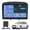 9 inch Multifunctional Car Screen for Peugeot 408 2013-2017, Android Car Radio Stereo, Touch Screen Auto Navigation System with Carplay GPS WiFi Bluetooth FM Mirror Link(Size:Octa Core 2+32G) view 1