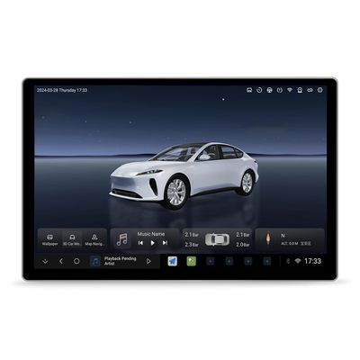 DUDUAUTO DUDU7 Universal Car Stereo Radio with Carplay and Android Auto Ultra-Thin 11.5 Inch 2000x1200 2K QLED Touch Screen Head Unit with Bluetooth GPS DSP AM/FM Radio 8G RAM+128G ROM