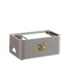 Ecqizer Simple and light luxury router storage box home desktop power strip wire punch-free cable management box, 9489830505748 view 1