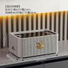 Ecqizer Simple and light luxury router storage box home desktop power strip wire punch-free cable management box, 9489830505748 view 2