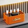 Ecqizer Simple and light luxury router storage box home desktop power strip wire punch-free cable management box, 9489830505748 view 4