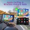 5.5-Inch Motorcycle Smart Display, Wireless CarPlay & Android Auto | Bluetooth Voice Control | IP67 Waterproof | HD Touchscreen | Easy Install | Fits Most Bikes view 2