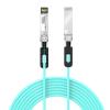 Buacoz SFP28 25G AOC Cable, 20Meter/65.6ft Active Direct-Attach Fiber Stacking Cable Compatible with Mellanox Devices,25GBASE OM3 MMF AOC Twinax Cable, SFP28 to SFP28 High-Speed Optical Cable view 1