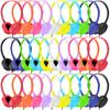 Wensdo 50 Pack Kids Headphones Bulk for Classroom School K-12, Wholesale Wired Student Headaets Adjustable 3.5mm Jack for Chromebook Laptop PC (HY104,50 Mixed) view 1