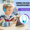 Wensdo 50 Pack Kids Headphones Bulk for Classroom School K-12, Wholesale Wired Student Headaets Adjustable 3.5mm Jack for Chromebook Laptop PC (HY104,50 Mixed) view 2
