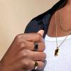 Yoidesu Smart Ring, Smart Rings for Men and Women, Health Ring to Monitor Fitness, Sleep and Heart Rate, Fitness Ring with 7-Day Battery Life, APP for iOS & Android view 2